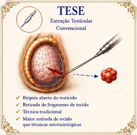 TESE — Extração Testicular Convencional