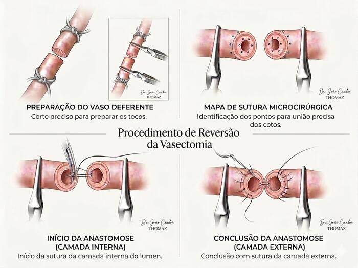Procedimento de Reversão da Vasectomia — Dr. João Cunha Thomaz